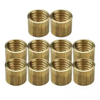 Walmart harayaa 4x10Pcs Billiard Cue Ferrules Billiard Corner Copper Hoop for Billiard Cue DIY 11mm offer