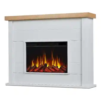 Walmart Real Flame VividFlame Slim 49’’ x 38’’ 5100 BTU Electric Indoor Fireplace offer