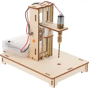Walmart DIY Mini Bench Drill Small Table Crafts Press Benchtop Decor for Office Wood Child offer