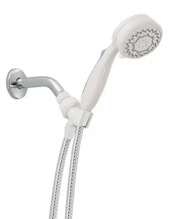 Walmart Delta White Stainless Steel 7 settings Showerhead 1.75 gpm offer