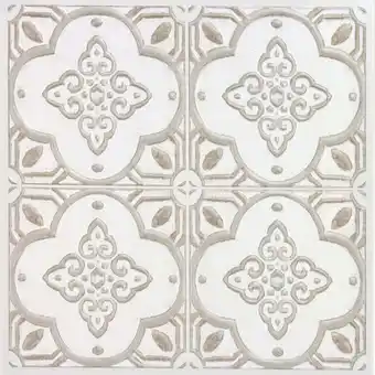 Walmart WallPops Clover Taupe Embossed Peel and Stick Backsplash Tiles offer