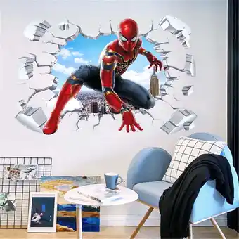 Walmart Spider-Man Superhero Wall Decals offer