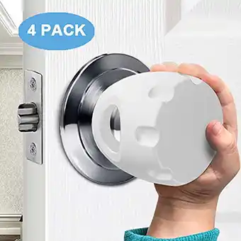 Walmart Wepro Safety Cover Door Knob, Child Proof Handle 4 Pieces offer