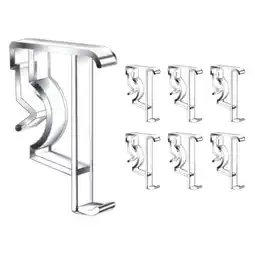 Walmart 6 Pieces Valance Clips 2 Inch Clear Blind Clips for Blind Valance offer
