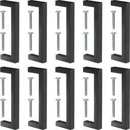 Walmart Mascot Hardware Square Bar 3 In. (76Mm) Matte Black Drawer Pull - Pack of 10 offer