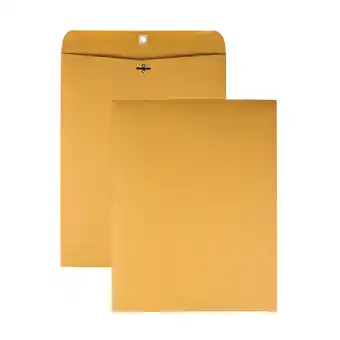 Walmart Office Depot Brand Clasp Envelopes, 12 x 15 1/2, Brown, Box Of 100 offer