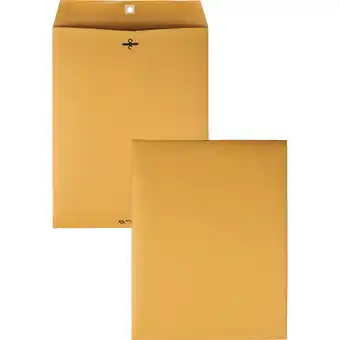 Walmart Quality Park, QUA37897, Gummed Kraft Clasp Envelopes, 100 / Box, Kraft offer