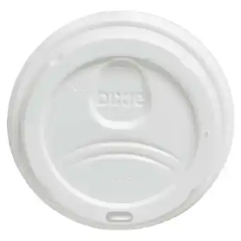 Walmart Dixie Dome Drink-Thru Lids Fits 12-16oz Paper Hot Cups White 1000/Carton D9542 offer