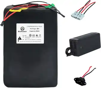 Walmart BtrPower 48V 50Ah LiFepo4 Lithium Ebike Battery with 50A BMS for Electric Bike Scooter offer