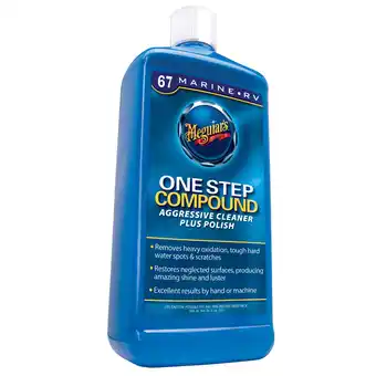 Walmart Meguiars Marine One-Step Compound - 1 Gallon [M6701] offer