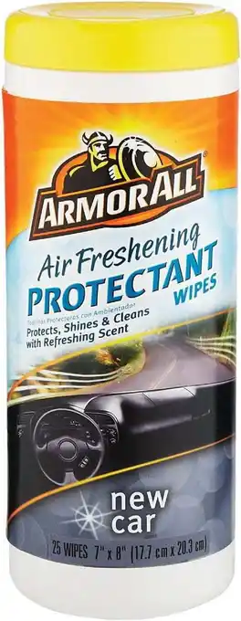 Walmart Armor All Air Freshening Protectant Wipes, 25 Ea, 2 Pack offer