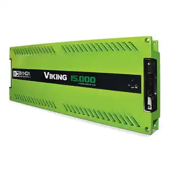 Walmart VIKING 15.000 One Channel 15.000 Watts Max @ 1 Ohm Car Audio Mono Amplifier w/Subsonic Filter GREEN offer