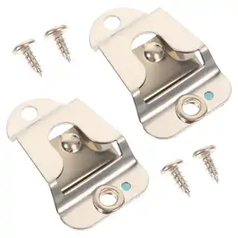 Walmart 2 Sets Microphone Clip Hook Cb Radio Mount Hanger Holder Metal Brackets for Mobile Two-Way offer