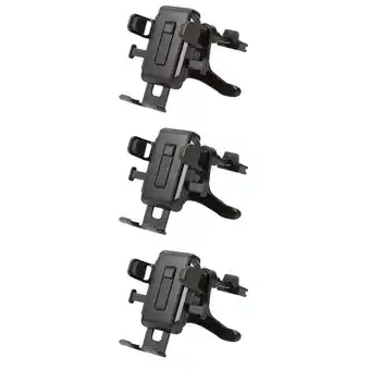 Walmart Hemoton 3pcs Multipurpose Phone Holder Air Vent Mount Square Cellphone Clip Bracket for Car offer