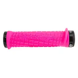 Walmart ODI Troy Lee Handlebar Grips Pink Lock-On Flangeless 130mm Undercut Pads offer