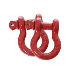 Walmart Overland Vehicle Systems 19010204: Recovery Shackle 3/4 4.75 Ton Red, Pair offer