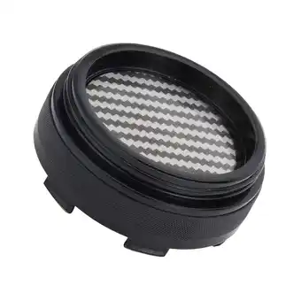Walmart Unique Bargains Wheel Center Caps 60mm / 2.36 Black 1Pc with Black Carbon Fiber Pattern Sticker offer