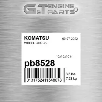 Walmart PB8528 WHEEL CHOCK fits KOMATSU (New OEM) offer