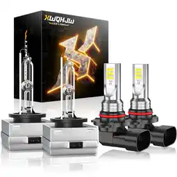 Walmart 4X D1S 9145 HID Headlight Low Beam LED Fog Light Bulbs Fit for 2005-2013 Corvette C6 offer