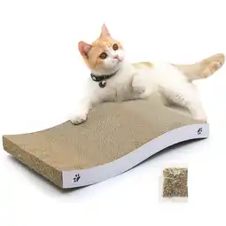 Walmart Conlun Cat Scratcher Cardboard with Premium Scratch Textures Design, Durable, Reversible offer