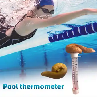 Walmart for Spas Hot Tubs Swimming Pools Floating Poop Prank Water Thermometer 5ml Holiday Savings Gifts offer