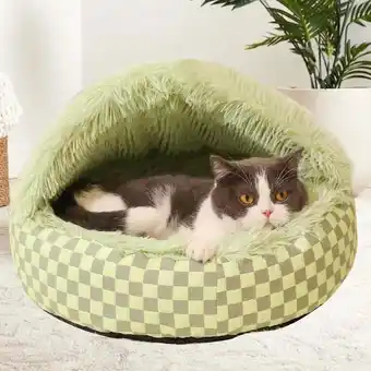 Walmart Clearance items! JGF844 Cozy Bed For Dogs Cozy Bed With Cover Cave Dog Bed Cozy Pet Bed offer