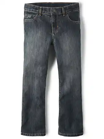 Walmart The Children's Place Boys Bootcut Denim Jean, Sizes 4-18 offer