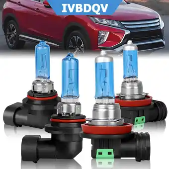 Walmart For 2018 2019 2020 Mitsubishi Eclipse Cross Halogen Headlight Bulb High/Low Beam Fog Light Kit 4Pcs offer