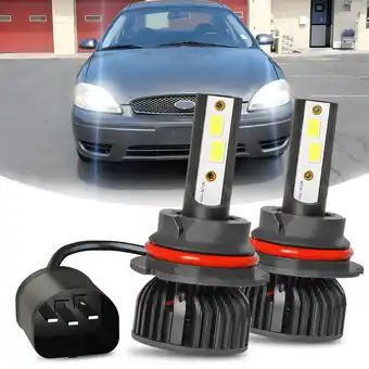 Walmart For Ford Taurus 1992-2004 2005 2006 2007 LED Headlight Bulbs 9007 HB5 High and Low Beam 2pack offer