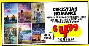 Ollie's CHRISTIAN ROMANCE offer