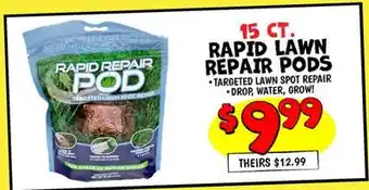 Ollie's 15 CT. RAPID LAWN REPAIR PODS offer