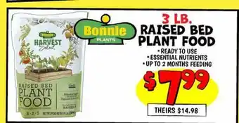 Ollie's 3 LB. RAISED BED PLANT FOOD offer