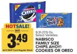 Food Lion Nabisco family size chips ahoy! cookies or oreo offer