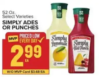 Food Lion SIMPLY ADES OR PUNCHES offer