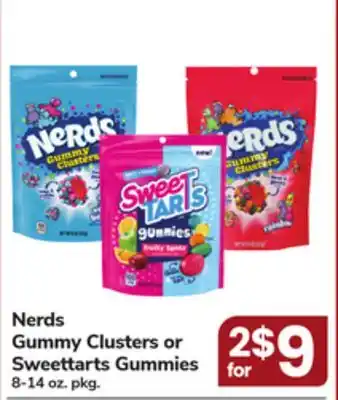 ACME Nerds Gummy Clusters or Sweettarts Gummies offer