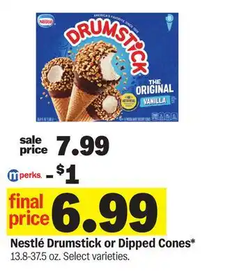 Meijer Nestlé Drumstick or Dipped Cones offer