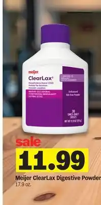 Meijer Meijer ClearLax Digestive Powder offer
