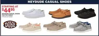 Dunham's Sports HEYDUDE CASUAL SHOES FOR THE offer