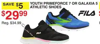 Dunham's Sports YOUTH PRIMEFORCE 7 OR GALAXIA 5 ATHLETIC SHOES offer