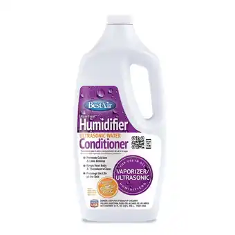 Walmart BestAir 3US Ultra-Treat Ultrasonic/Vaporizer Water Treatment for Humidifiers, 32oz, White offer