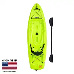 Walmart Lifetime Hydros Angler 101 inch Sit-on-Top Fishing Kayak, Lime Green (90785) offer