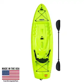 Walmart Lifetime Hydros Angler 101 inch Sit-on-Top Fishing Kayak, Lime Green (90785) offer