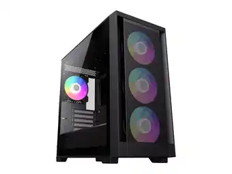 Walmart GameMax Defender MB Micro-ATX Computer Case with ARGB Fans, Black offer