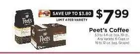 ShopRite Peet's Coffee offer