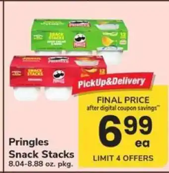 Safeway Pringles Snack Stacks offer