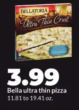 Hy-Vee Bella ultra thin pizza offer