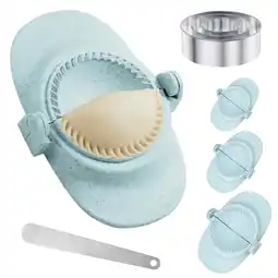 Walmart Jetcloudlive Dumpling Maker PP 3-Cavity Good Seal Pasta & Dumpling Mold & Stamp 7 Count offer