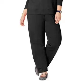 Walmart Women's Plus Size Fleece Petite Sweatpant, up to size 5X offer