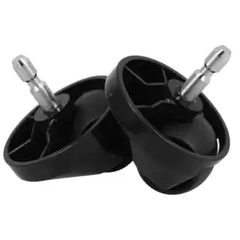 Walmart Sweeper Robot Wheels with 360-Degree Rotation for Home Use Black ABS Stainless Steel 2pcs offer