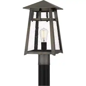 Walmart Quoizel Lighting - Merle - 1 Light Outdoor Post Lantern In Transitional offer